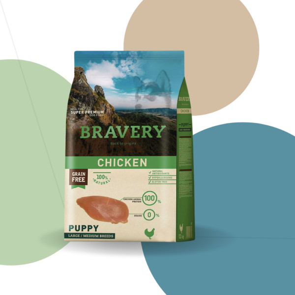 BRAVERY SUPER PREMIUM CHIKEN PUPPY 4KG