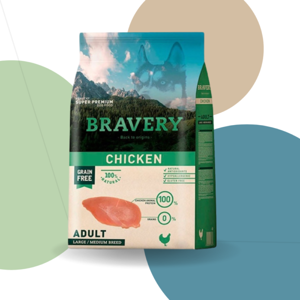 BRAVERY SUPER PREMIUM CHIKEN ADULTO 4KG